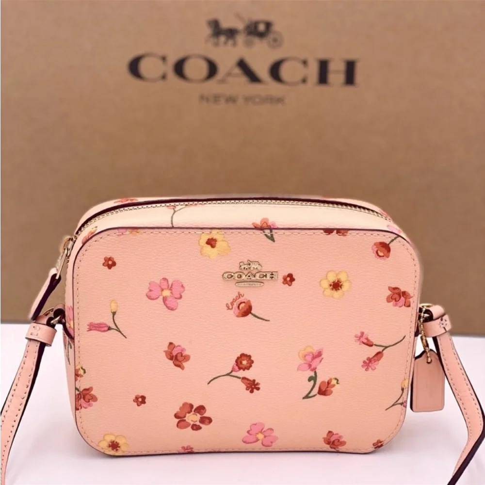 Coach Mini Camera Bag with
Mystical Floral Print Faded Blush
Multi - Picture 7 of 13